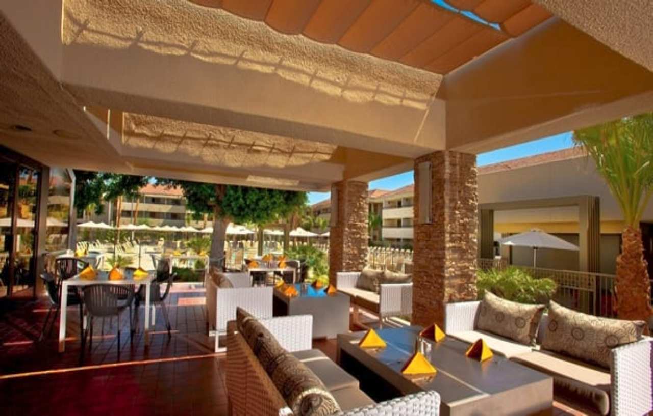 Hilton Palm Springs Hotell Exteriör bild